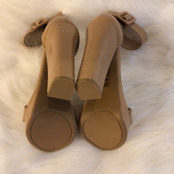 Shoe Republic LA nude snake block heels - Picture 5 of 5